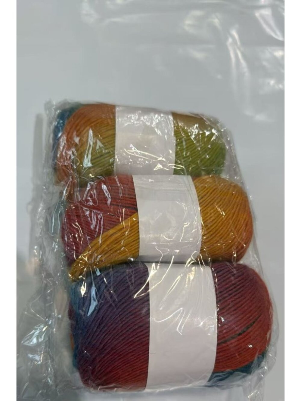 Gradient Color Cake Yarn Multicolor Knitting Crochet Yarn for DIY Craft - Picture 5 of 5